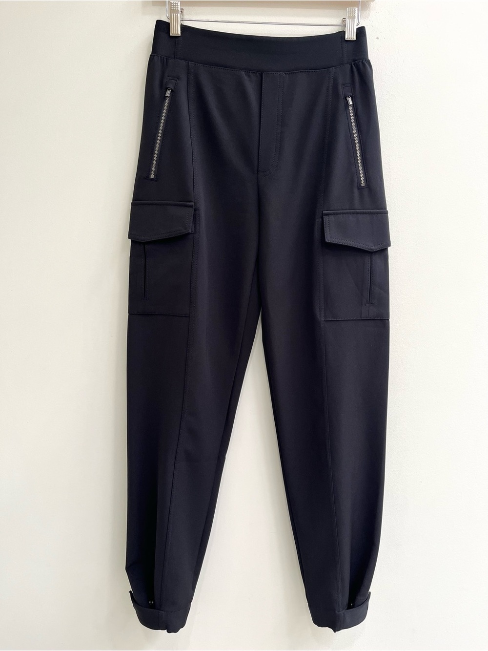 Athleta Endless High-Rise Cargo Pants Black 467187 Size 6 Travel Athletic Casual - Picture 3 of 16
